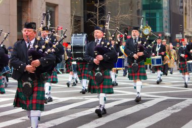 NYC St. Patrick'ın günü yürüyüşü