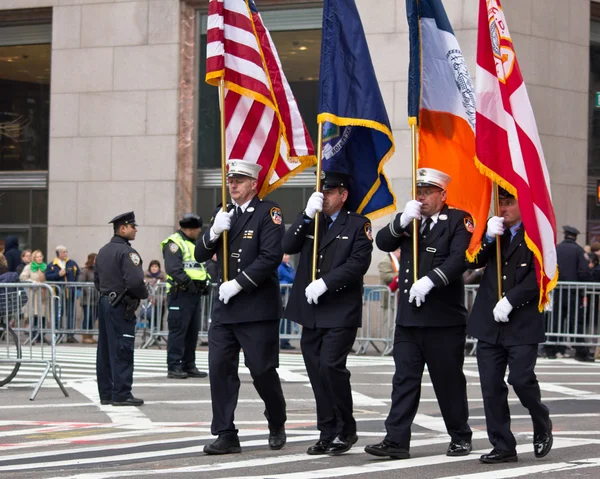 NYC St. Patrick'ın günü yürüyüşü — Stok fotoğraf