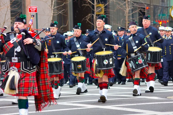 纽约圣 Patrick 国庆阅兵 — 图库照片