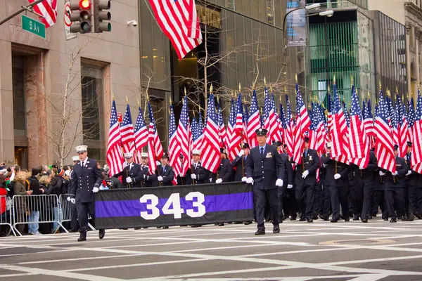 Parata di giorno di New York St. Patrick — Foto Stock