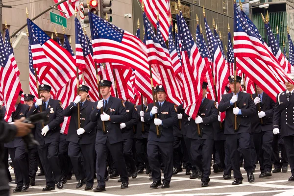 Parada do Dia de São Patrício de Nova York — Fotografia de Stock