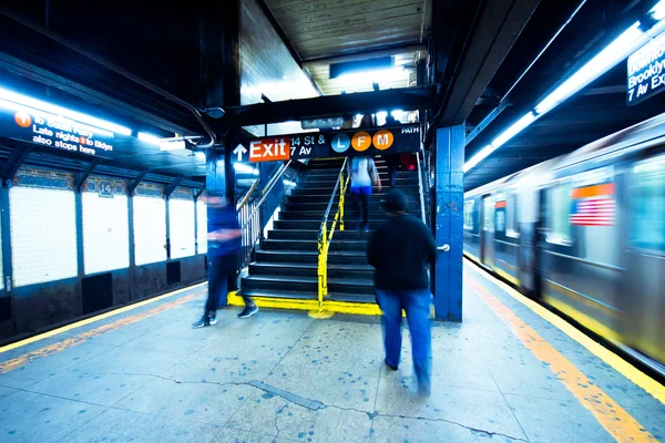 Metro v New Yorku — Stock fotografie