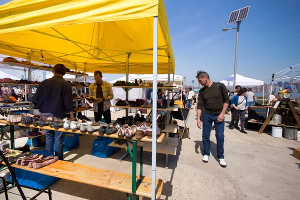 Mercado de pulgas de Brooklyn — Fotografia de Stock