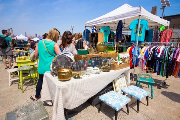 Mercato delle pulci di Brooklyn — Foto Stock