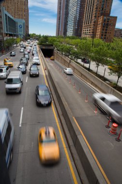 Batı sokak aşağı manhattan