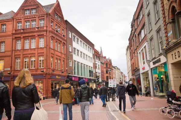 Grafton straat Ierland — Stockfoto