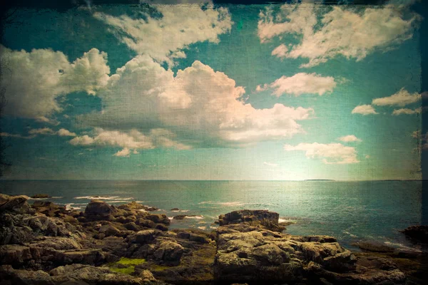 Vintage Ocean Scene — Stock Photo, Image