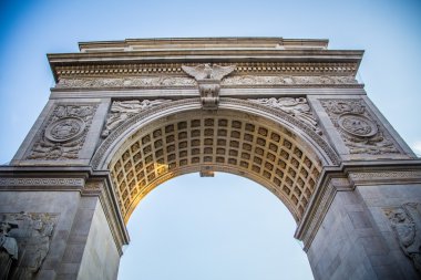 Washington Square Park Arch NYC clipart