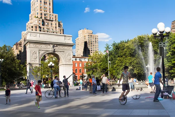 NYC im Washington Square Park — Stockfoto