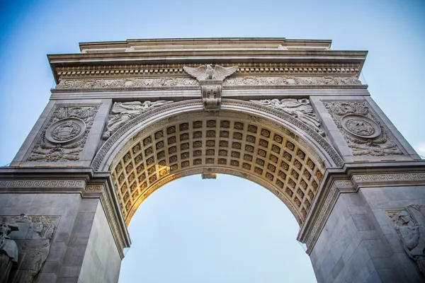 Parco quadrato di Washington arch nyc — Foto Stock