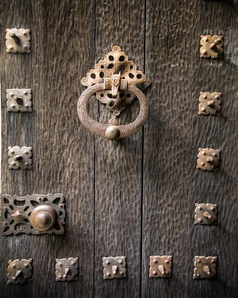 Closeup vinobraní dveře — Stock fotografie