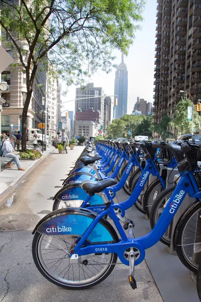 NYC fietsen — Stockfoto