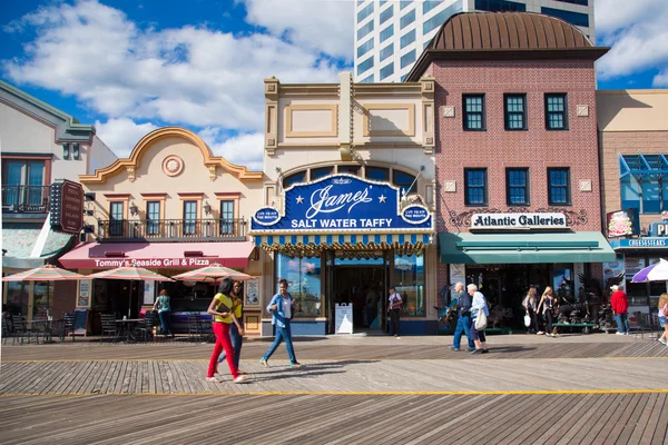 Atlantic Citys strandpromenad nj — Stockfoto