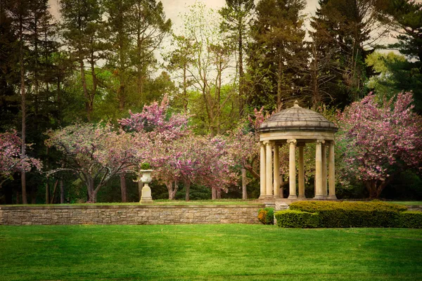 Vintage formal gardens Royalty Free Stock Images