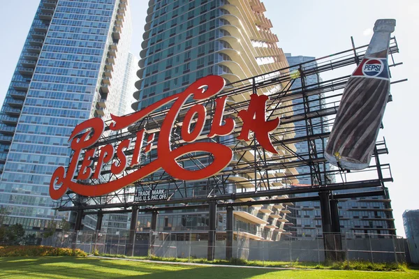 Landmark Pepsi Cola Sign — Stock Photo, Image
