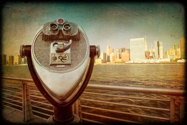 Vintage vue NYC — Photo