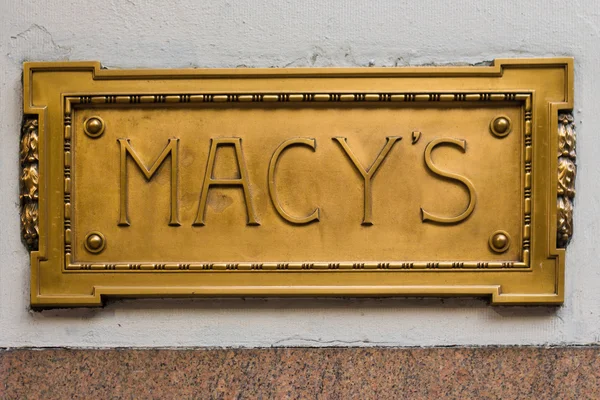 Macy 's Zeichen — Stockfoto