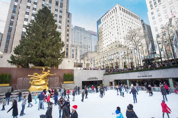 Rockefeller Center Christmastime — Stockfoto