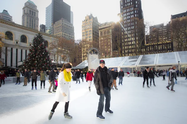 Citi rybník bryant park nyc — Stock fotografie