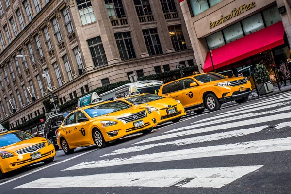Neue Taxis — Stockfoto