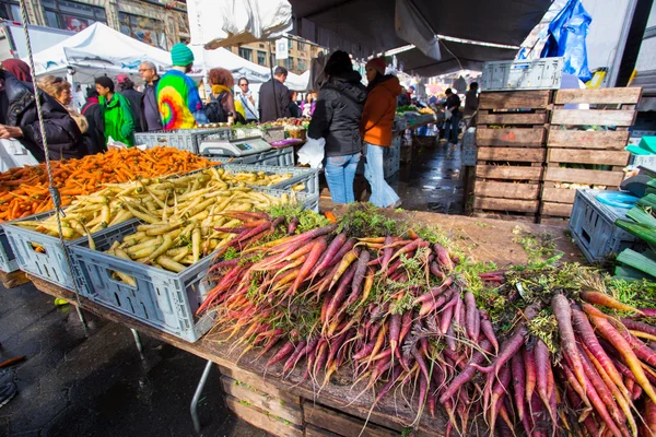 Фермерский рынок Нью-Йорка — стоковое фото