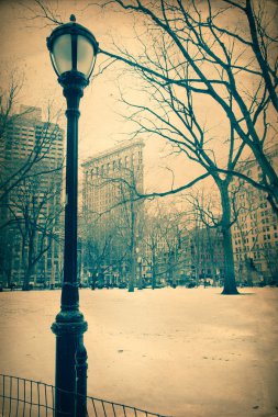 New york şehri inşa flatiron
