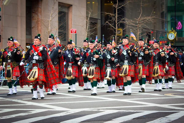 Desfile do Dia de St. Patricks NYC — Fotografia de Stock