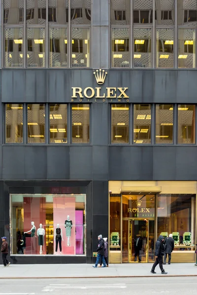 Rolex κατάστημα nyc — Φωτογραφία Αρχείου