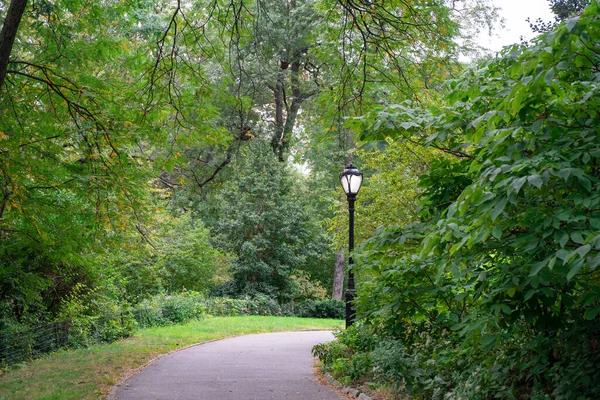 Vedere Pitorească Frumoasă Din Central Park New York City Manhattan — Fotografie, imagine de stoc