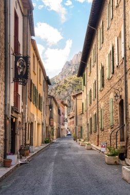 scenic Villefranche-de Conflent, France in the Catalonia Region.