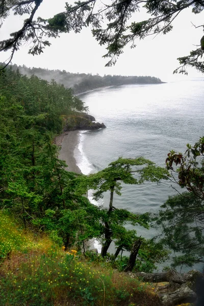 Smukke Landskab Set Fra Deception Pass Washington State - Stock-foto