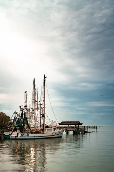Charleston Південна Кароліна Березня 2022 Вид Човни Креветок Рибальський Док — стокове фото