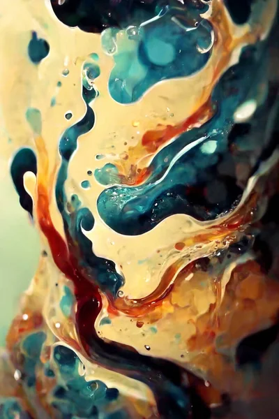 Abstract Background Liquid Painting High Quality Illustration —  Fotos de Stock