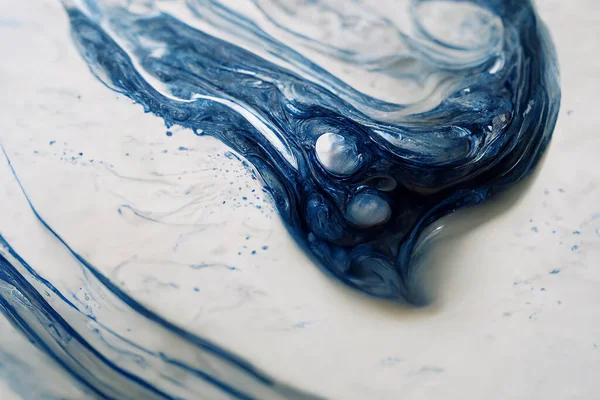 Abstract Blue Liquid Background High Quality Illustration — Fotografia de Stock