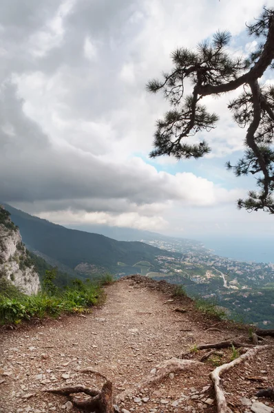 Superbe vue depuis les montagnes — Photo