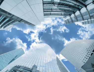 la defense, PARI iş bölgesinde modern mimari