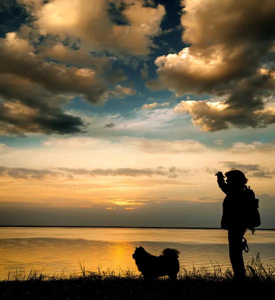 Horários do pôr do sol — Fotografia de Stock