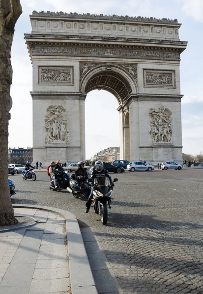 The Arc de Triomphe — Stock Photo, Image