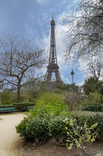 View of the Eiffel Tower — Stock Photo, Image