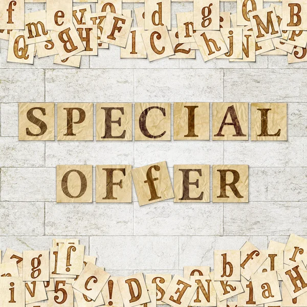 Offerta speciale — Foto Stock