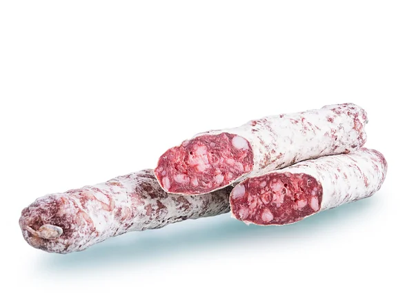 Gedroogde traditionele salami — Stockfoto