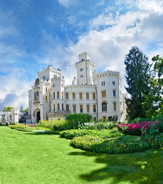 Castillo de Hluboka nad Vltavou — Foto de Stock