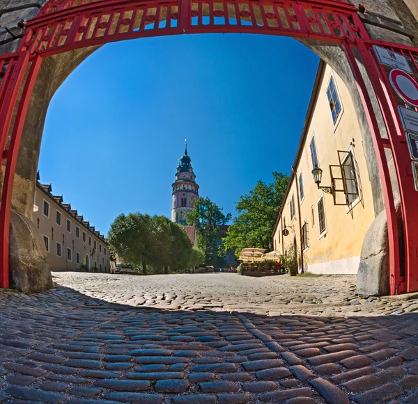 Unterer Eingang zur Burg — Stockfoto