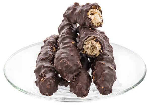 Zelfgemaakte koekjes met chocolade — Stockfoto