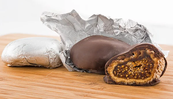 Çikolata incir — Stok fotoğraf