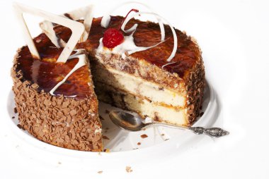 tatlı iştah açıcı taze torte.torte
