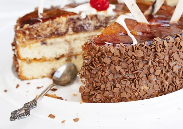 Torta de biscoito doce — Fotografia de Stock