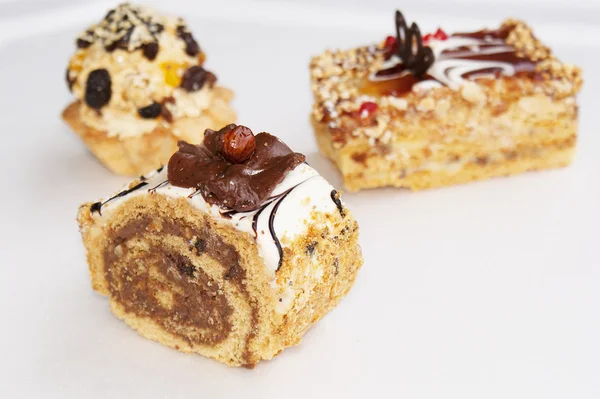 Fruitcake. Sweet dessert — Stock Photo, Image