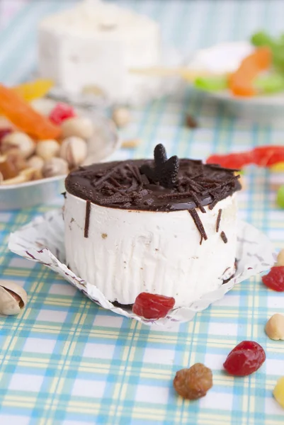 Färsk frukt kex kakan och söt — Stockfoto