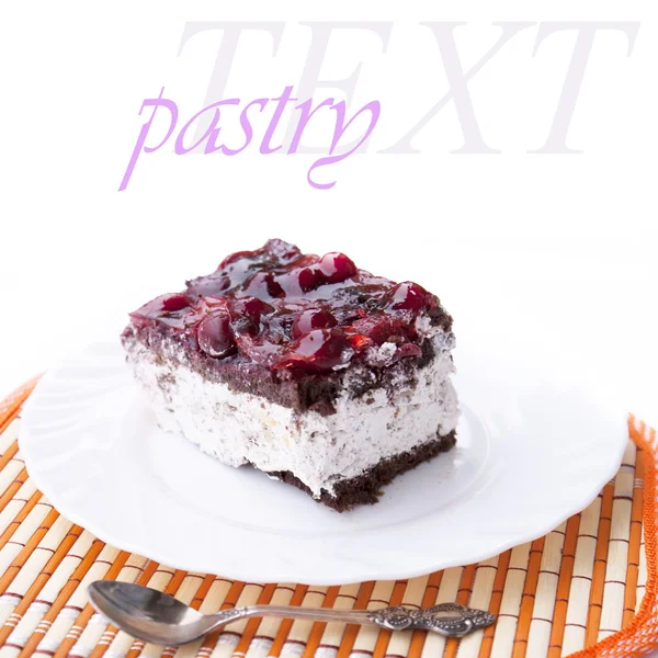 Frukt bakverk dessert — Stockfoto